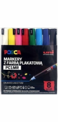 Uni Mitsubishi Pencil Plakátové fixy PC-1MR 8 barev POSCA UNI