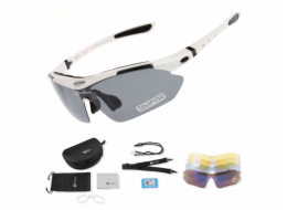 RockBros Polarizované cyklistické brýle 10002 - SADA - Bílé Polarizované cyklistické brýle 10002 - SADA - Bílé