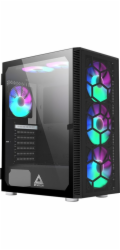 Montech Pouzdro X3 TG RGB, černé