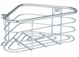 Wenko Rohová police Trestina 25 cm x 10,5 cm x 16,5 cm, nerezová ocel, stříbrný lesk