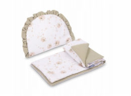 Sensillo BÉŽOVÁ MUŠELOVÁ SADA DO KOČÁRKU S PAMPELIŠKOU