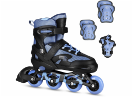 Nils Extreme NA0189 LED SADA CHRÁNIČŮ NA BRUSLĚ MOONBEAM MODRÉ VELIKOST M (35-38) NILS EXTREME