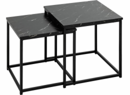 vidaXL Konferenční stolek 2 ks. 40x37,5 cm MARMORIS