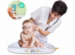 Ideal ELEKTRONICKÁ VÁHA PRO KOJENCE A DĚTI, PŘESNÉ MĚŘENÍ APLIKACÍ DO 25 KG