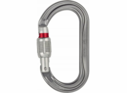 Petzl Petzl M33A SL, Šroubovací pojistka, Zamykací karabina, tvar D, hliník, šedá, 25 kN