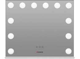 Humanas Kosmetické zrcátko Makeup Mirror HS-HM02 s LED světlem - bílé
