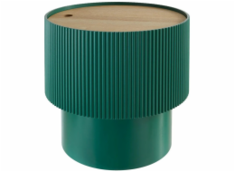 Atmosphera Konferenční stolek s úložným prostorem 35x38,5 cm CYLINDRO tyrkysový