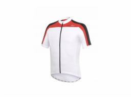 RH+ Cyklistický dres ZeroSpace bílo-černo-červený - M