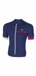 RH+ Prime Jersey TMAVĚ MODRÁ/FUKSIA/BÍLÁ - L