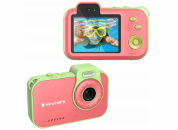 AgfaPhoto Agfa 12mp 2.7k Podvodní kamera s 2x objektivem, vodotěsná 3m + hry / Raspberry