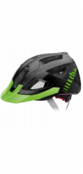 RH+ Cyklistická helma ZeroBLACK COMBO MATT BLACK - ACID GR XS/M