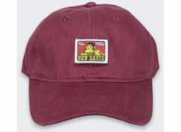 Adidas Vínově červená baseballová čepice Ben Davis Twill