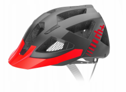 RH+ Cyklistická helma zeroČERNÁ KOMBINOVANÁ MATNÁ ŠEDÁ ČERVENÁ XS/M