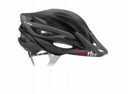 RH+ Cyklistická helma ZeroRider MATNÁ ČERNÁ - MATNÁ TMAVĚ ŠEDÁ XS/M