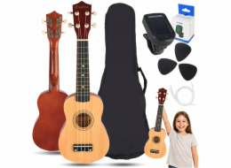 LUNA GUITARS SUPRIMO UK21 SET NW sopránové ukulele 21 natural