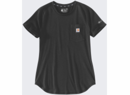 Carhartt Tričko Force Mid Logo černé