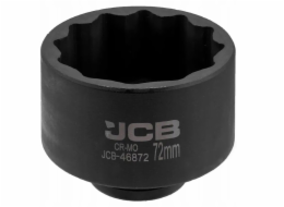 JCB 3/4 rázová nástrčná hlavice 72 mm (12hranná)