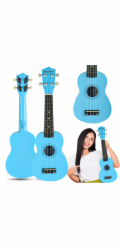 LUNA GUITARS SUPRIMO UK21 LB sopránové ukulele 21 modrá