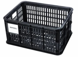 Basil Košík/nosič na kolo BICYCLE CRATE S, 17,5 l, recyklovaný syntetický materiál, černá (NOVÝ)