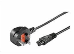 PREMIUMCORD Kabel napájecí 230V/10A, přímý pro Velkou Británii, 2m