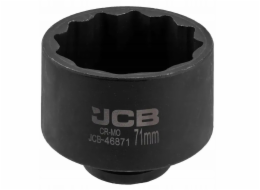 JCB 3/4 rázová nástrčná hlavice 71 mm (12hranná)