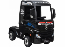 Lean Sport Černý lakovaný elektromobil Mercedes Actros MP4