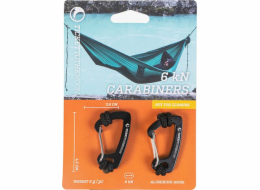 Akcesoria księżycowe Karabiny Lunar accessories pro uchycení na houpací síť, černé 6 kN