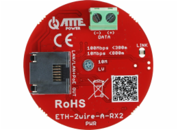 Atte SADA PŘEVODNÍKŮ UTP/2-DRÁT PRO PŘENOS LAN+POE ETH-2WIRE-A-SET2 SADA 2 KS ATTE