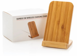Inne Bambusový stojánek na telefon s 5W bezdrátovým nabíjením P308.179