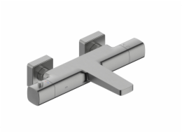 KFA 5754-010-61 / / MALAGA / TERMOSTATICKÁ VANOVÁ BATERIE, NÁSTĚNNÁ, PVD ŠEDÁ KOVÁ /