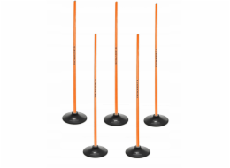 YakimaSport Slalomová překážková dráha 100cm hole + podstavec 1,5kg oranžová