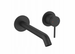 Invena Podomítková umyvadlová baterie Kalitea, černá BP-72-U04-V