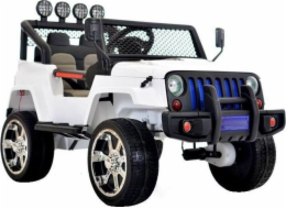 Lean Sport Car na baterie S2388 Jeep White 4x45W