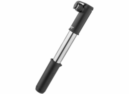 Lezyne Ruční pumpa BIRZMAN Scope Apogee (Presta/Schrader), 120 psi/8,3 baru, délka 220 mm, CNC, stříbrno-černá (NOVÁ)