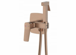 KFA 4529-512-34 / / MALAGA / BIDETOVÁ ARMATURA, PODOMÍTEK, NÁSTĚNNÁ, PVD KARTÁČOVANÁ RŮŽOVÉ ZLATO /