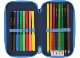 Herlitz Penál Dvojitý pouzdro Herlitz 23 dílů Hlubokomořský