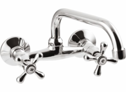 Invena Roma nástěnná umyvadlová baterie, chrom (BC-24-00S)