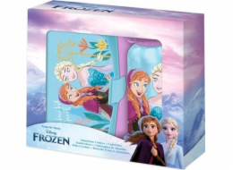 Kids Euroswan Ledové království FR50009 Dětská hliníková láhev na vodu Euroswan + sada obědového boxu