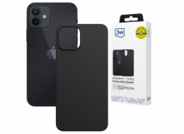 3MK Silikonový kryt Hardy MagSilicone pro Apple iPhone 12 černý