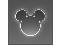 Mickey Mouse Neonové zrcadlo Yellowpop Disney stříbrné