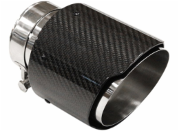 MTuning Koncovka tlumiče výfuku 101 mm, vstup 70 mm, karbonový lesk