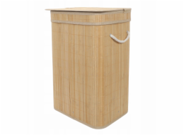 Gockowiak Bambusový koš na prádlo s víkem, 80 l
