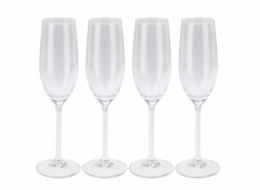 Luigi Bormioli Sada sklenic na šampaňské, 210 ml, 4 ks.