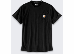 Carhartt Černé tričko Force Mid Pocket