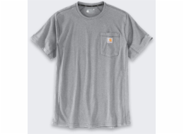Carhartt Tričko Force Mid Pocket Heather Grey