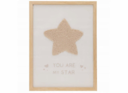 Home Styling Collection Zarámovaný plakát s okouzlujícím nápisem do dětského pokoje, 30 x 40 cm