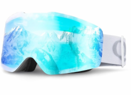 NoName Lyžařské brýle Qunature White bez rámu - bílé