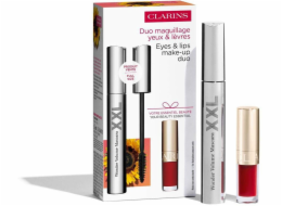 Clarins SADA (ŘASENKA WONDER VOLUME XXL 8ML + RŮŽOVÝ OLEJ NA RTY #03 TŘEŠŇOVÁ 1,4ML)