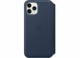 Apple Leather Folio Case pro iPhone 11 Pro, hlubinně modrá - MY1L2ZM/A