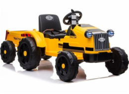 Lean Cars Bateriový traktor s přívěsem CH9959 žlutý